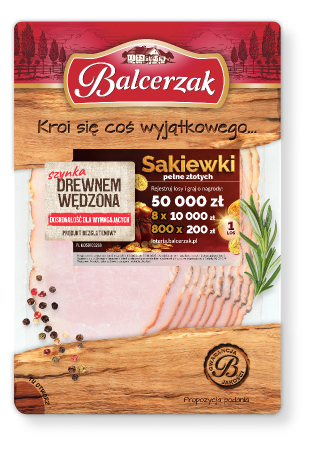 szynka drewnem wędzona